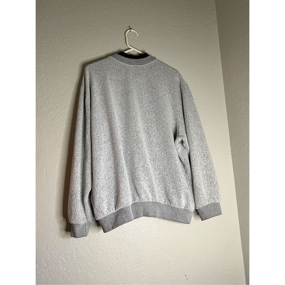 Women's Size L Dog Made In USA Bon Worth Gray Fall Sweatshirt - Picture 3 of 3